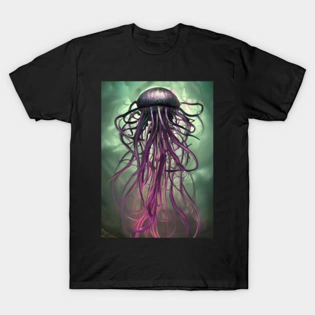 Metallic Jellyfish T-Shirt by Trip Tank